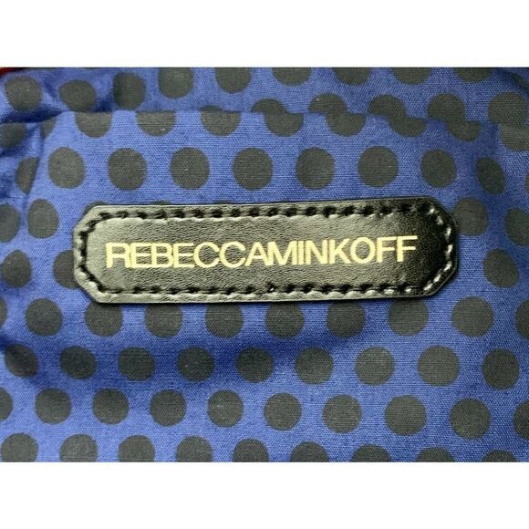 Rebecca Minkoff CHERRY RED GENUINE LEATHER CHAIN STRAP HOBO SHOULDER BAG HANDBAG - Picture 10 of 10